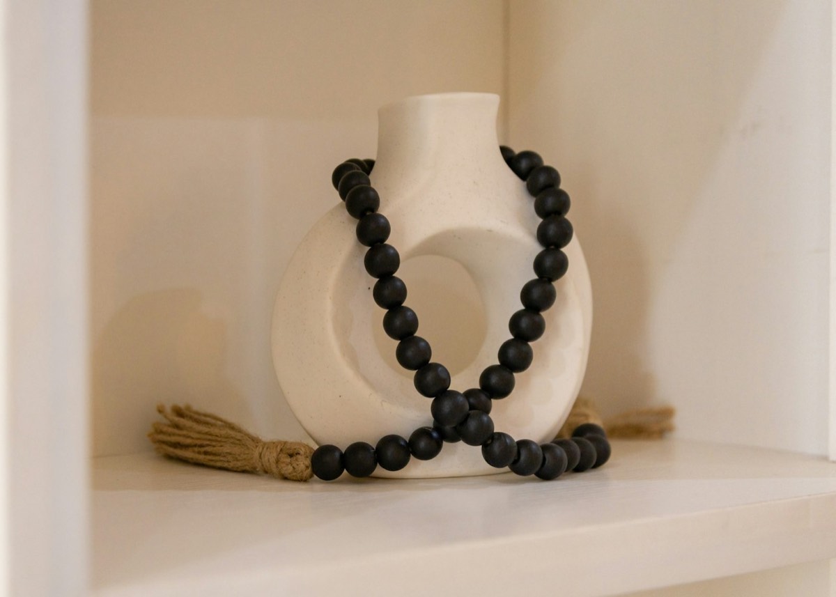 Beaded Wood Garland