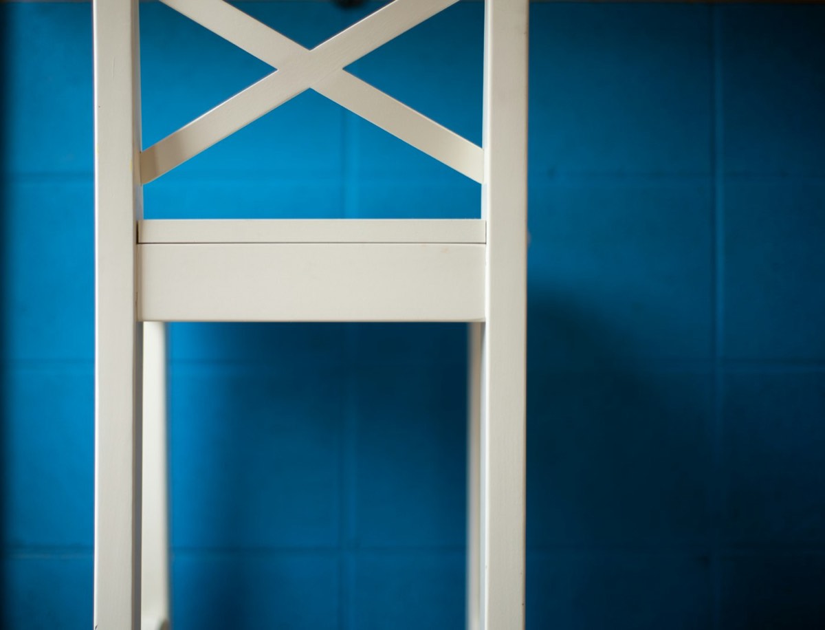Blue Room Interior, 18 by 24