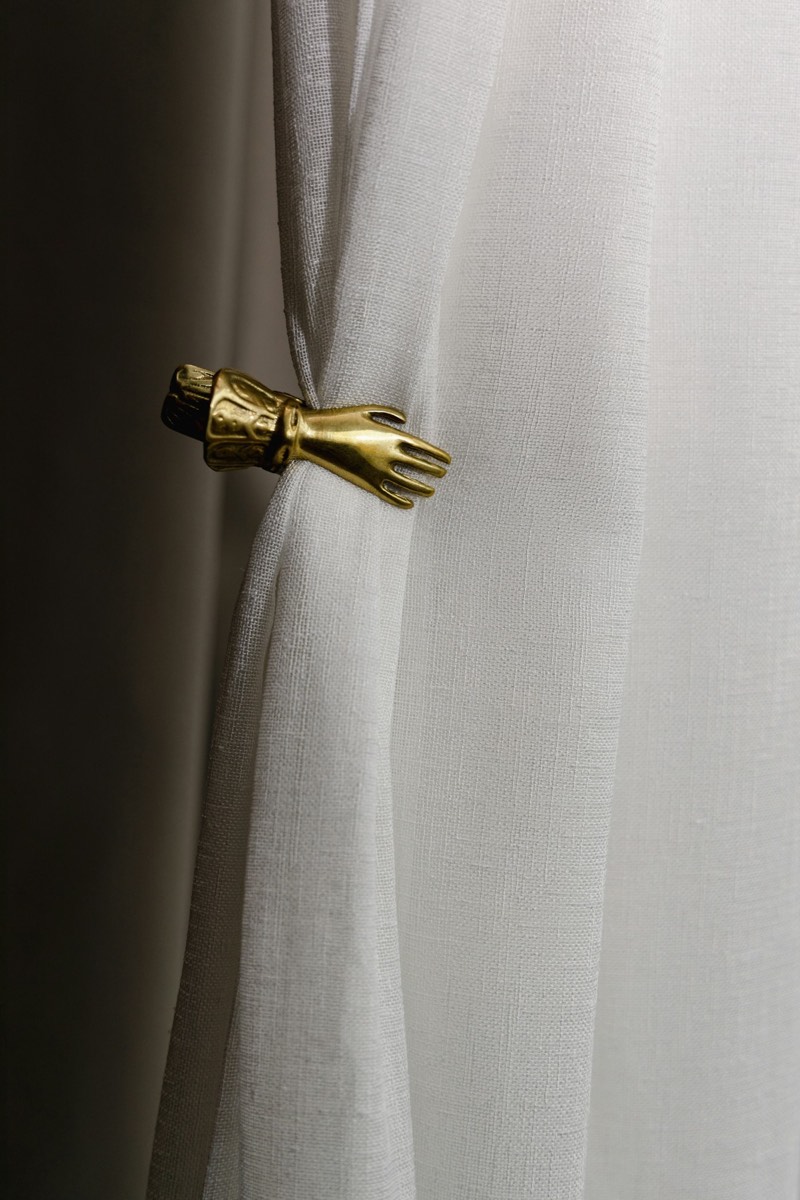 Brass Curtain Rod, 48 to 84