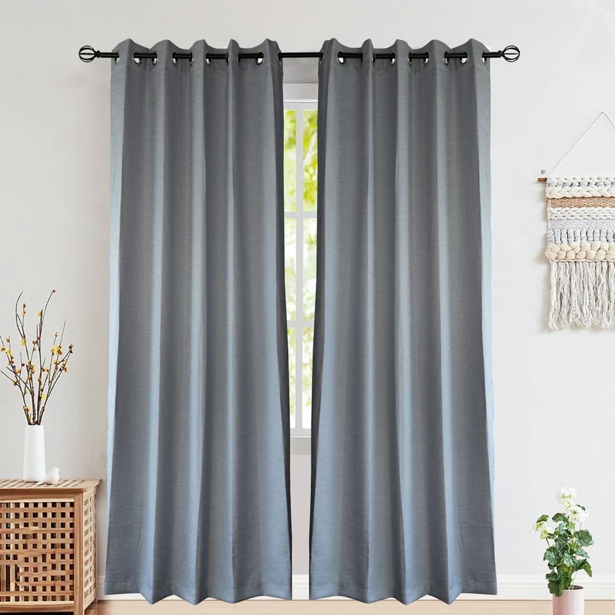 Charcoal Blackout Panel, 84 Inch