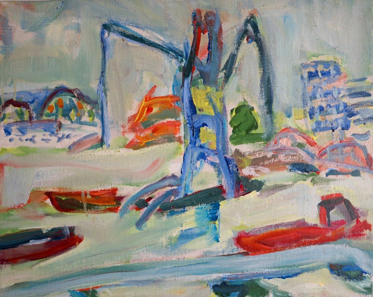 Harbor Morning, Canvas, 20 by 24