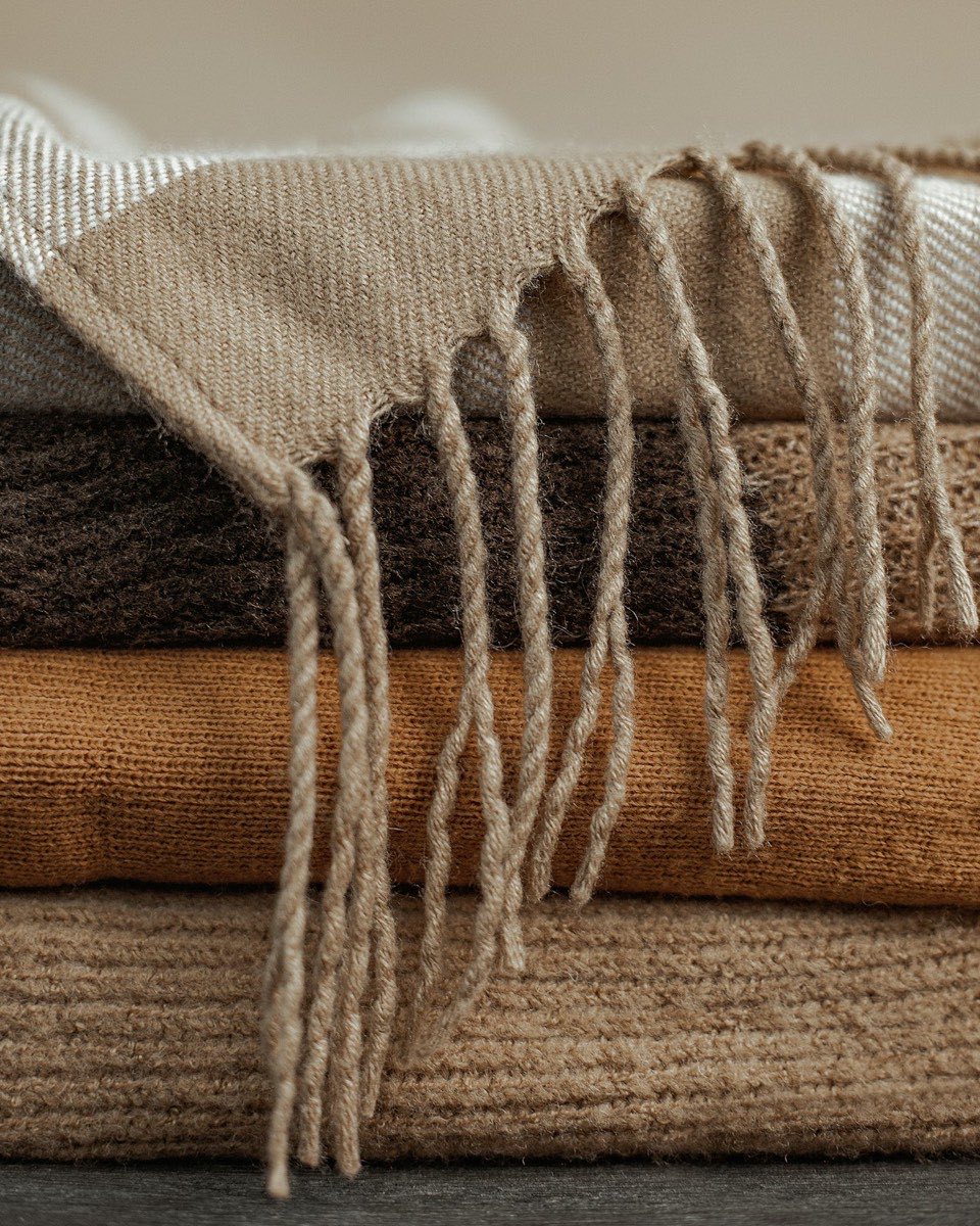 Heather Wool Throw