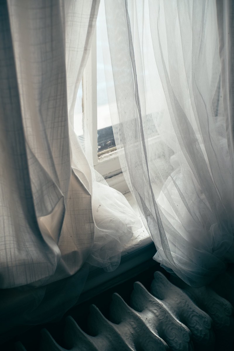 Ivory Sheer Pair, 96 Inch