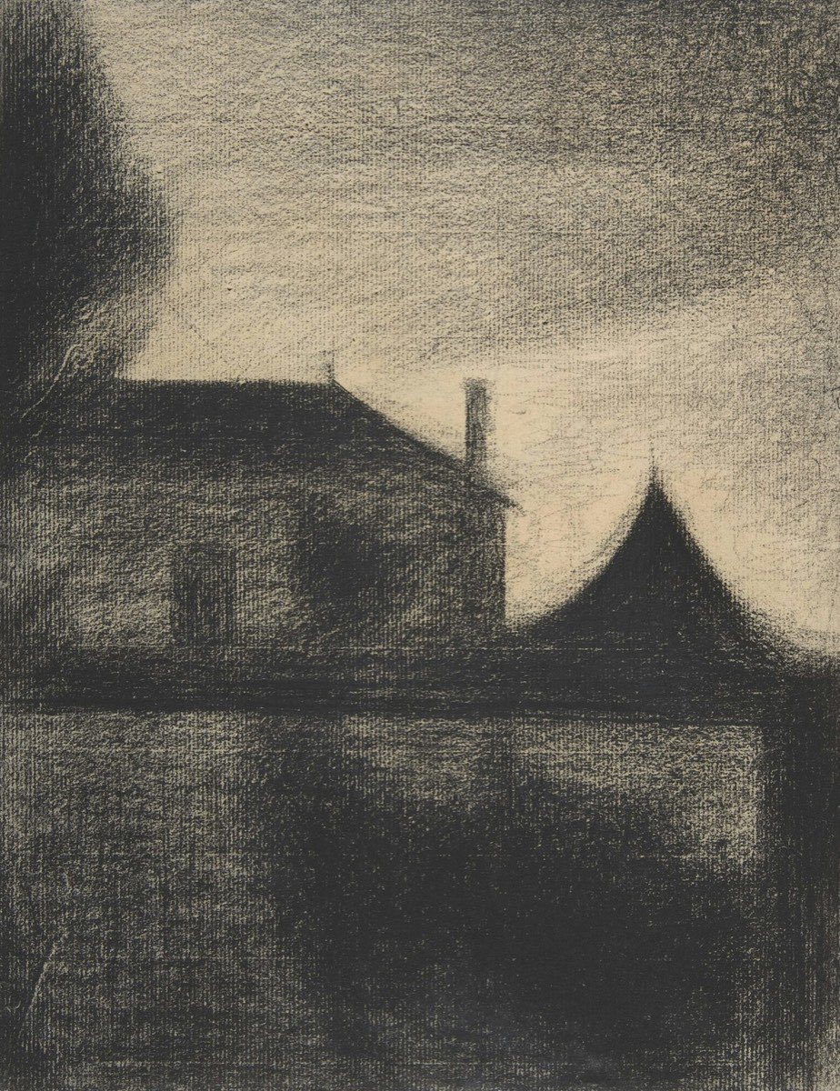 Night Window, Charcoal