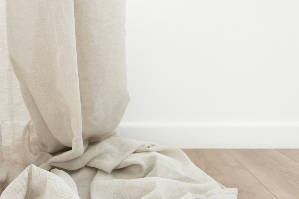 Oat Linen Panel, 84 Inch