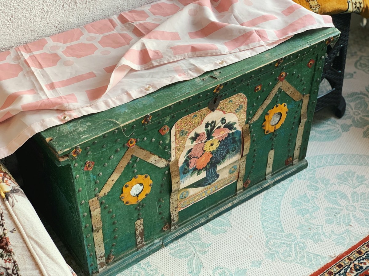 Painted Storage Chest