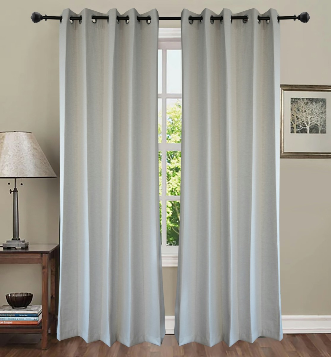 Soft Grey Nursery Blackout, 84