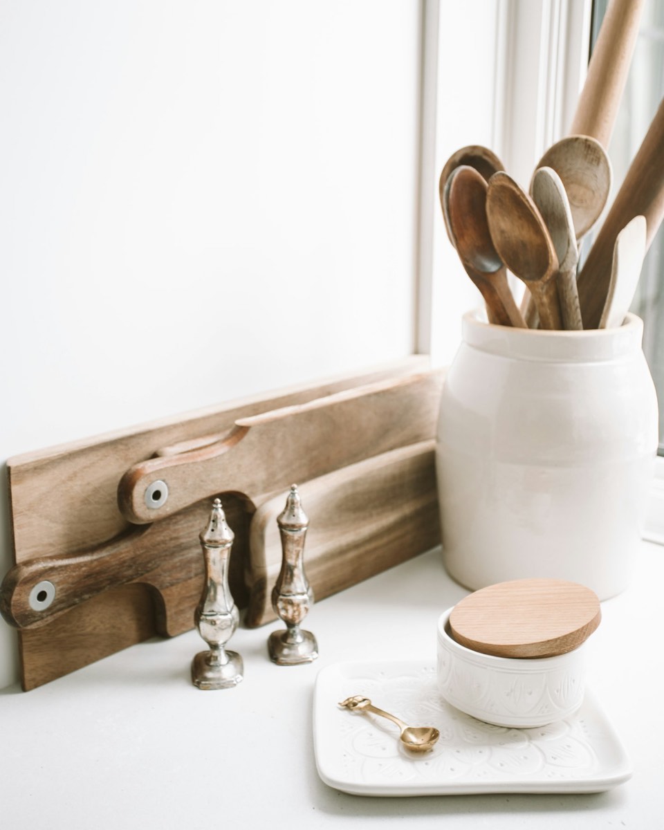 Stoneware Utensil Crock