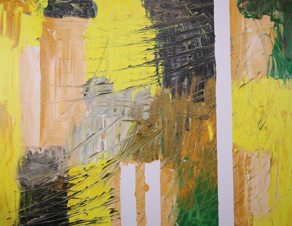 Warm Abstract No. 4, 30 by 40