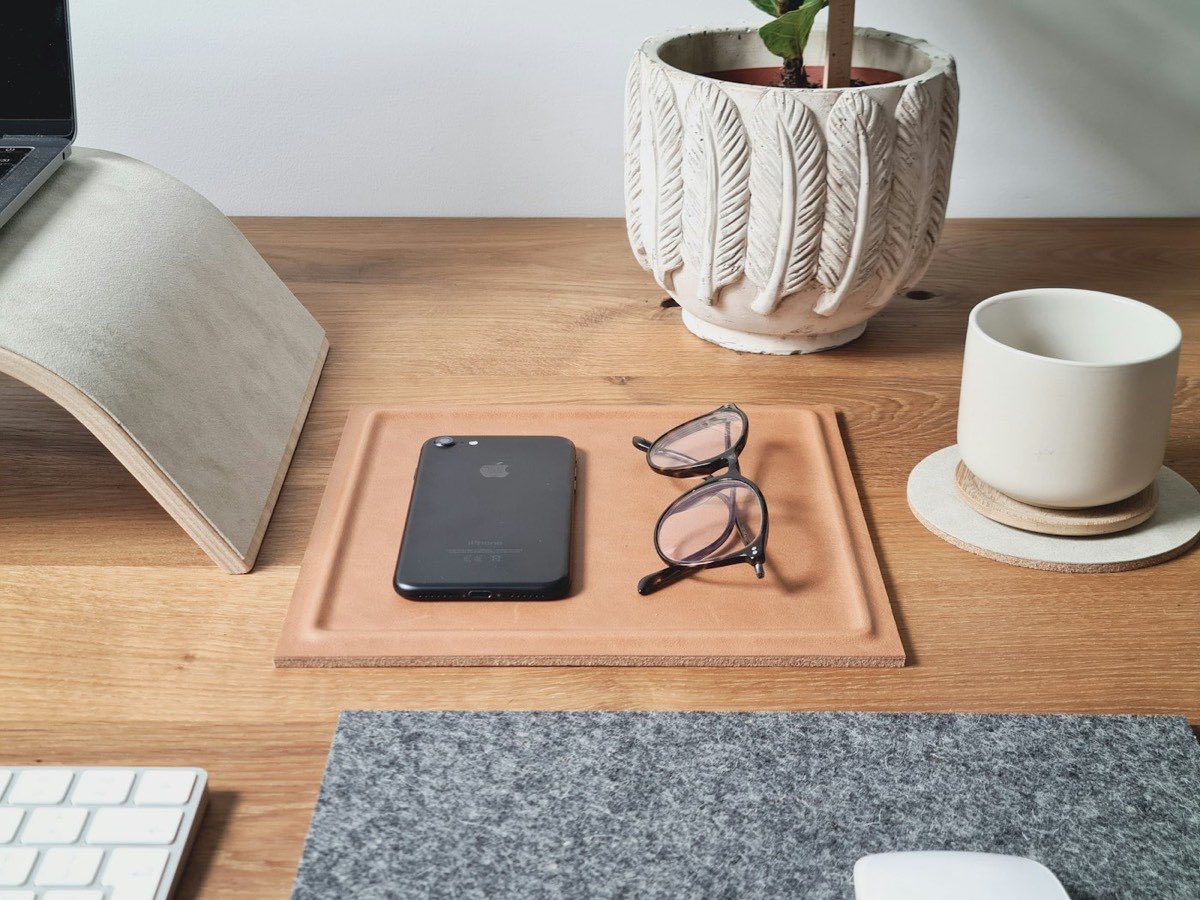 Leather Desk Tray